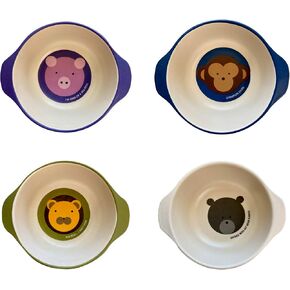 Red Rover 20049 Bamboo Animal Bowls, Set of 4, Medium in Saudi Arabia