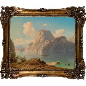 Funly mee Vintage 8x10 Picture Frame Antique Gold Photo Frame for Tabletop & Wall Mounted in Kuwait