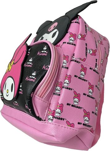 Fast Forward Hello Kitty My Melody All Over print 10" Mini Deluxe Backpack with 1 Front pocket- C6CMH3WN in Saudi Arabia