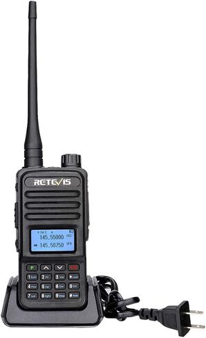 راديو Retevis RT85 ثنائي النطاق ثنائي الاتجاه طويل المدى، راديو محمول باليد، راديو VOX DTMF للطوارئ ثنائي الاتجاه قابل لإعادة الشحن (عبوة واحدة) in Saudi Arabia