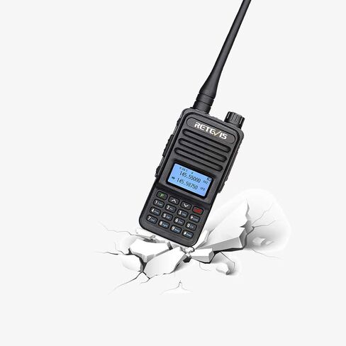 راديو Retevis RT85 ثنائي النطاق ثنائي الاتجاه طويل المدى، راديو محمول باليد، راديو VOX DTMF للطوارئ ثنائي الاتجاه قابل لإعادة الشحن (عبوة واحدة) in Saudi Arabia
