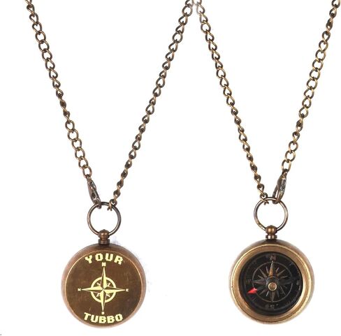 PORTHO زوج قلادة بوصلة بوصلة Your Tommy الخاصة بك - بوصلة معلقة على الحب - حرفة منجم بوصلة Tubbo الخاصة بك in Kuwait