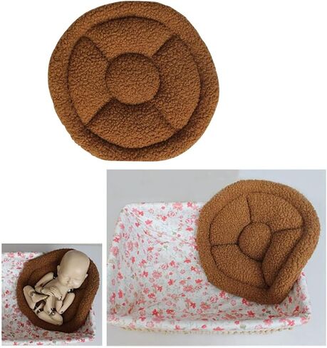 وسادة Mersuii لدعائم التصوير الفوتوغرافي لحديثي الولادة، على شكل دائري للطفل لتشكيل بطانية تشكل الفول للرضع الصبي أو الفتاة، ملحقات دعائم صور الأطفال الاحترافية in Kuwait