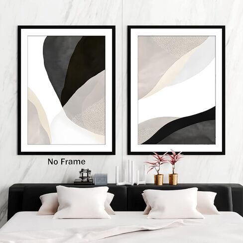 مجردة البيج جدار الفن قماش بوهو البيج الحد الأدنى جدار الفن ديكور يطبع البيج خط الفن لوحات تجريدية محايدة لديكور الحائط البني البيج صور البيج العمل الفني المحايد لديكور غرفة المعيشة in Kuwait