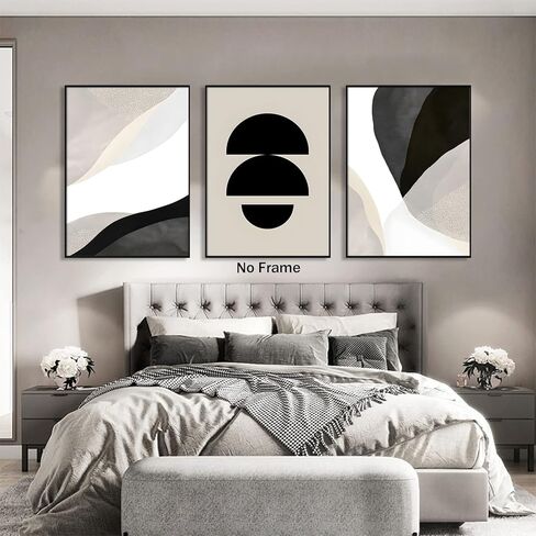 مجردة البيج جدار الفن قماش بوهو البيج الحد الأدنى جدار الفن ديكور يطبع البيج خط الفن لوحات تجريدية محايدة لديكور الحائط البني البيج صور البيج العمل الفني المحايد لديكور غرفة المعيشة in Kuwait