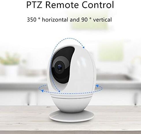 SECUEYE APP 2MP كاميرا IP منزلية 1080P واي فاي عموم/إمالة/تكبير تتبع تلقائي رؤية نهارية/ليلية اتجاهين كشف الحركة الصوتية وتسجيل بطاقة TF in Kuwait