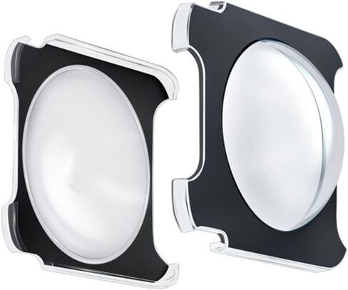 واقيات العدسات المزدوجة MTOM لـ Insta360 ONE RS/R PC حافظة غطاء للعدسات الواقية لملحقات الكاميرا الرياضية Insta360 ONE RS/R واقي عدسة RS/R واحد in Kuwait