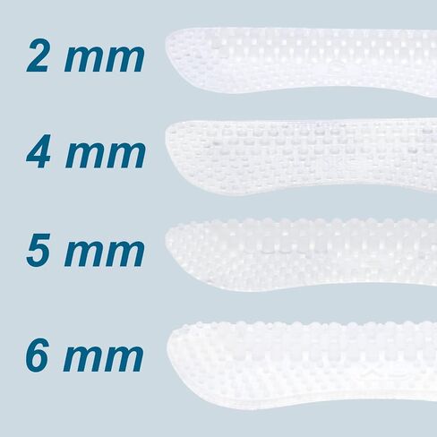 4 Pairs Heel Cushion Pads,Heel Grips for Ladies and Kids Shoes,Insoles for Shoes Too Big,Self Adhesive Heel Cushion Pads,Silicone Heel Protectors,High Heel Cushion Pads (Transparent) in Saudi Arabia