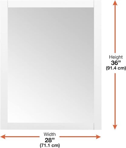 OVE Decors Tahoe 28 x 36 in. Almond Latte Mirror in Saudi Arabia