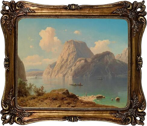 Funly mee Vintage 8x10 Picture Frame Antique Gold Photo Frame for Tabletop & Wall Mounted in Kuwait