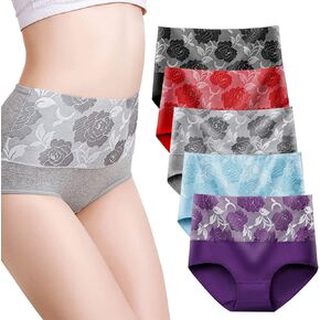 Women's High Waist Panties Tummy Control Briefs Cotton Underwear No Muffin Top in Kuwait