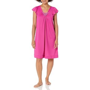 Shadowline Women's Cap Sleeve Short Nightgown