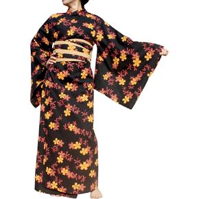 RaanPahMuang Full Kimono Dress Long Japanese Outfit in Woven Thai Fabrics in Saudi Arabia