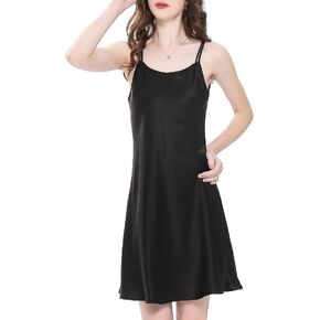 LilySilk Real Silk Nightgowns for Women Nighties 100 Real 19 Momme Silk Short Nighty Sexy Chemise Ladies Lingerie Petite