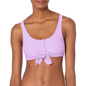 Body Glove Women's Kate Crop Bikini Top Swimsuit with Front Tie