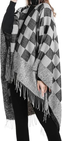 FINIZO Women's Shawl Wrap Ponchos Cape Cardigan Sweater Open Front for Gifts in Kuwait