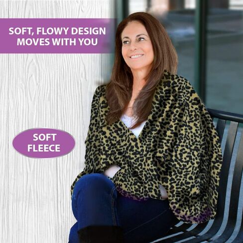 35 درجة أدناه شال بأساور مع جيوب، سترة صوفية طويلة مريحة وناعمة، لف شال منفضة صوفية in Kuwait