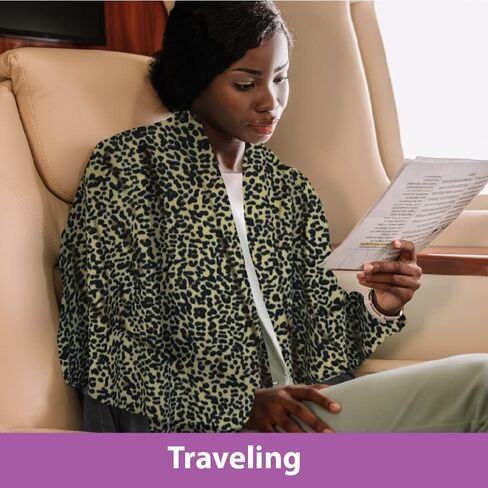 35 درجة أدناه شال بأساور مع جيوب، سترة صوفية طويلة مريحة وناعمة، لف شال منفضة صوفية in Kuwait