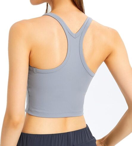 Nanomi Beauty Women Removable Padded Sports Bras Workout Running Yoga Tank Tops in Saudi Arabia
