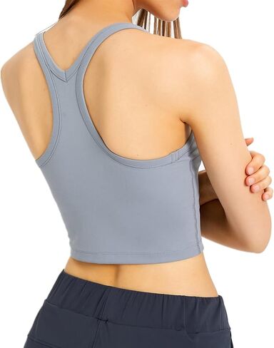 Nanomi Beauty Women Removable Padded Sports Bras Workout Running Yoga Tank Tops in Saudi Arabia