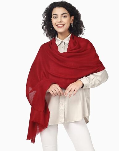شال PASHWRAP من صوف ميرينو للنساء، شال فاخر ودافئ وكبير من الصوف الخالص لفساتين السهرة والزفاف in Kuwait