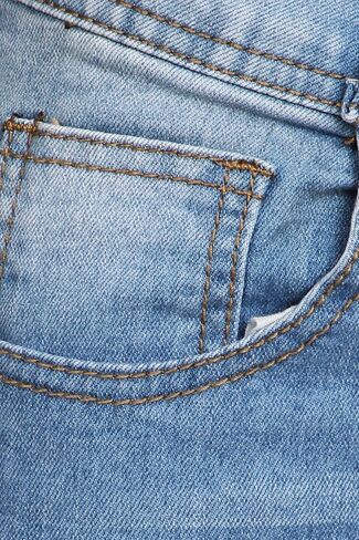 Womens Plus/Juniors Mid Waist Below Knee Length Denim Skirt in Pencil Silhouette in Saudi Arabia