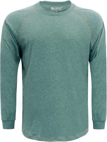 BOCOMAL FR Shirts for Summer 4oz EX Light Weight Flame Resistant Base Layer CAT1 Fire Retardant Crew Shirt in Saudi Arabia