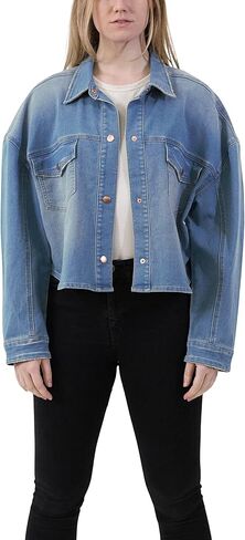 INDIGO SAINTS Women's Luxury Clothing Denim Jackets, Comfortable & Stylish Coat in Kuwait