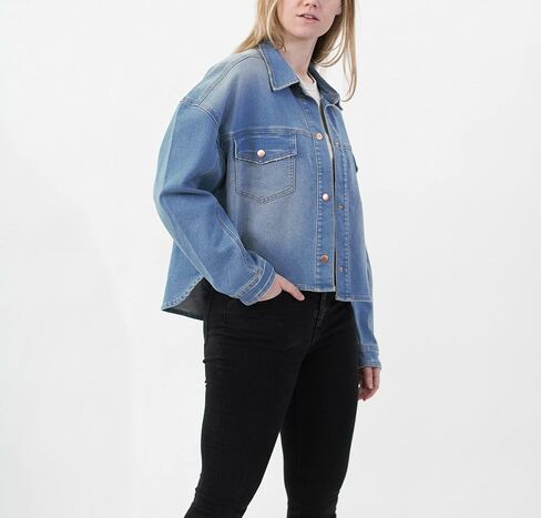 INDIGO SAINTS Women's Luxury Clothing Denim Jackets, Comfortable & Stylish Coat in Kuwait