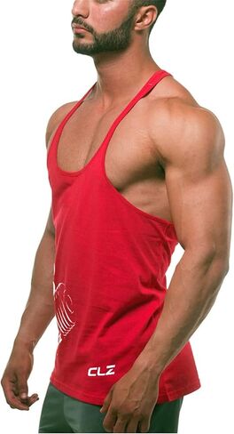 Cabeen Men's Workout Tank Top Stringer Muscle Gym Bodybuilding Sleeveless Shirt in Saudi Arabia