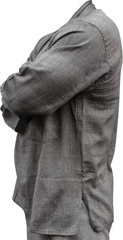 Shopoholic Fashion Plain Grandad Shirt in Saudi Arabia
