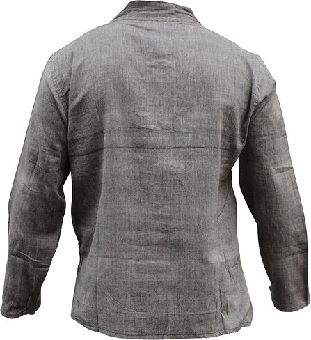 Shopoholic Fashion Plain Grandad Shirt in Saudi Arabia