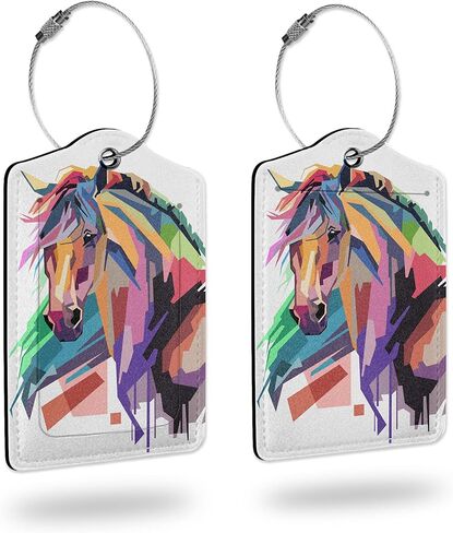2 Pack Luggage Tag for Suitcases,Baseball Fire PU Leather Bag Travel Suitcase ID Identifier Baggage Tags for Women Men Travel in Saudi Arabia