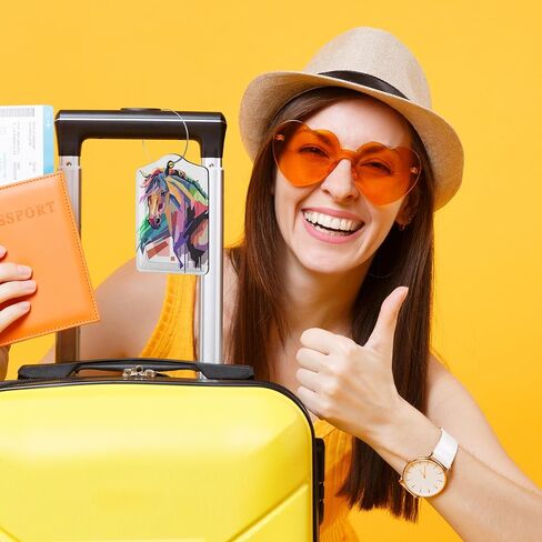 2 Pack Luggage Tag for Suitcases,Baseball Fire PU Leather Bag Travel Suitcase ID Identifier Baggage Tags for Women Men Travel in Saudi Arabia