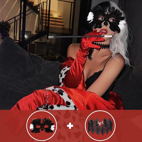 شعر مستعار Neragron Wednesday Addams للنساء والفتيات، شعر مستعار طويل أسود مجدول مع غرة شعر مستعار لزي الهالوين، شعر مستعار أسود مضفر طويل مستقيم للفتيات أزياء تنكرية لحفلات الهالوين in Kuwait