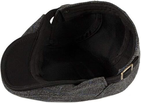 قبعة Soultopxin Newsboy للرجال، قبعة مسطحة من القطن Ivy Gatsby Newsboy قابلة للتعديل in Kuwait