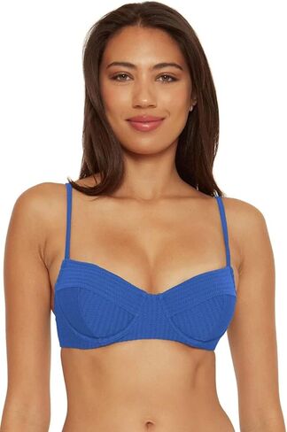 Becca by Rebecca Virtue Line in The Sand Giselle Rib Textured Underwire Bra in Kuwait