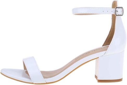 Women's Strappy Chunky Block Low Heeled Sandals 2 Inch Open Toe Sandal | Ankle Strap High Heel Dress Sandals Daily Work Party Wedding Shoes in Saudi Arabia