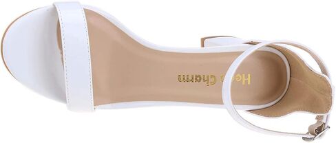 Women's Strappy Chunky Block Low Heeled Sandals 2 Inch Open Toe Sandal | Ankle Strap High Heel Dress Sandals Daily Work Party Wedding Shoes in Saudi Arabia