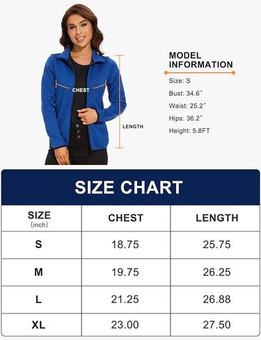 COZZYON Women Fleece Zip Up Jacket Light Sweater Jacket in Kuwait
