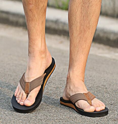 MAIITRIP Men's Soft Comfort Flip Flops(Size:7-15) in Saudi Arabia