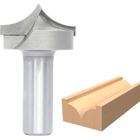 مجموعة لقم راوتر دائرية للقطع من اكيلين، ساق 1/2 انش، قاطع غطس دائري 1-1/4 انش لغرس الخشب والتوجيه in Kuwait