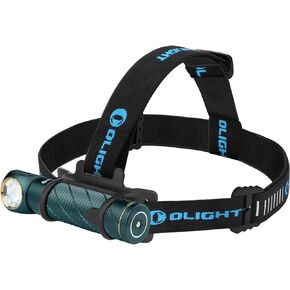 OLIGHT Perun 2 2500 Lumens مصباح أمامي قابل لإعادة الشحن، متعدد الوظائف بزاوية قائمة MCC مصباح يدوي مقاوم للماء مع عصابة رأس، مثالي للتخييم الليلي، والمشي لمسافات طويلة، والصيد (أسود)