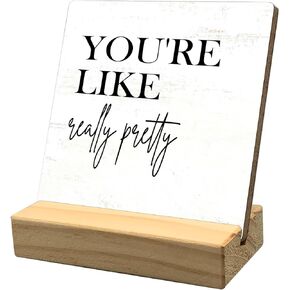 Mtrgdn 199-XM-WSP Wooden Stand Plaque Desk Decor