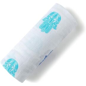 Malabar Baby Hypoallergenic Baby Swaddle Blanket, Soft Organic Cotton Muslin 47 X 47 inch Large Receiving Blanket for Unisex, Carrot in Kuwait