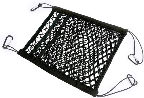 حاجز شبكة سيارة للكلاب من Rabbitgoo، 13.98 بوصة × 15.55 بوصة، 3 طبقات، خطافات معدنية وعائق شبكي قابل للتمدد، منظم شبكة المقعد الخلفي، تصميم لسدادة إزعاج الحيوانات الأليفة وحقيبة تخزين، القيادة بأمان مع الأطفال والحيوانات الأليفة in Kuwait