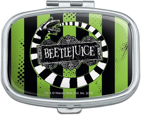 Beetlejuice Beetle Worm Rectangle Pill Case Trinket Gift Box in Saudi Arabia
