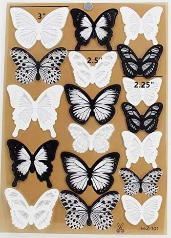 ملصقات جدارية ثلاثية الأبعاد قابلة للإزالة من Leoyoubei 72 قطعة من البولي فينيل كلوريد، 36 قطعة مع مغناطيس وشريط مزدوج الجوانب و36 قطعة دبوس لتزيين ستارة الغرفة، ديكور اعتيادي in Kuwait