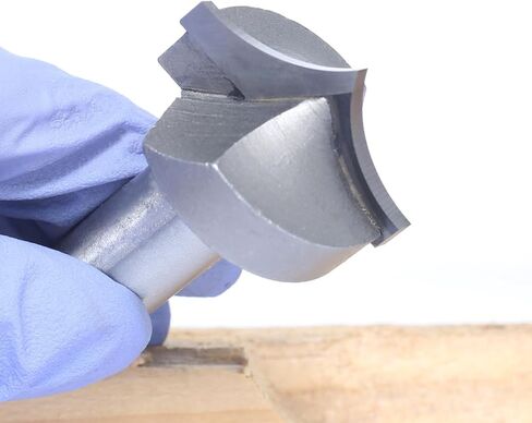 مجموعة لقم راوتر دائرية للقطع من اكيلين، ساق 1/2 انش، قاطع غطس دائري 1-1/4 انش لغرس الخشب والتوجيه in Kuwait