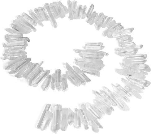 HAIOPS Clear Quartz Crystal Points Shards Natural Stones Irregular Shapes 0.44lb for Decor Crystal Healing in Kuwait